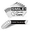 STNRST-IN 12 Pcs Smile You're on Camera Signs Stickers, 8