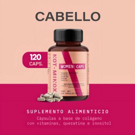 Not Minox Mujer Crecimiento De Cabello Queratina Vitamina E Sabor Neutro