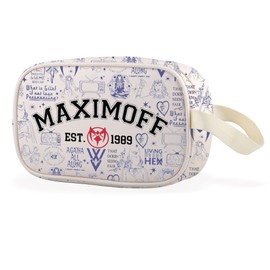 Make-up-Tasche, Motiv: Hexenfilm, transparent, für Frauenhelden, Geschenk für Hexenliebhaber, Maxi Cbag EU, Multifunktional: