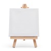 KINGART 856-8 White Mini 4" x 4" STRETCHED ARTIST CANVAS