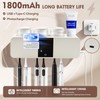 LXIANGN 3 in 1 Toothbrush Cleaner Holders for Bathrooms,Wall Mounted