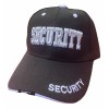 R Headwear Security Hat Officer Guard Baseball Cap Adjustable Black