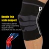 2Pcs Winter Knee Brace Protector Anti Slip Knee Compression Sleeve
