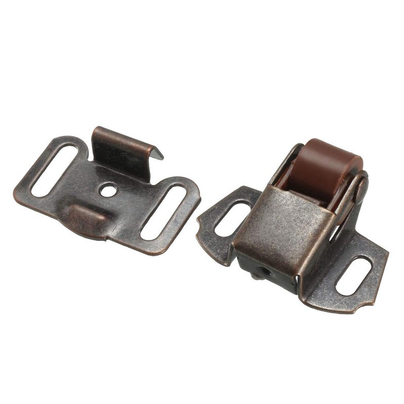uxcell Retro Cabinet Wardrobe Door Single Roller Catch Ball Latches