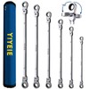 YIYEIE 6 Pcs Extra Long Flex Head Ratcheting Wrench Set,