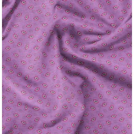 Soimoi Purple Cotton Canvas Fabric Monster Lips & Teeth Face Print Sewing Fabric metre 42 Inch Wide
