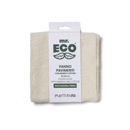 Martini Spa grüne Haushaltsschwämme Bodentuch Bambusfaser, Bambus, Naturfarben/Beige, One Size