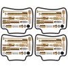 4 Sets Carburetor Rebuild Fix Kit Carb Overhaul Seals Fit