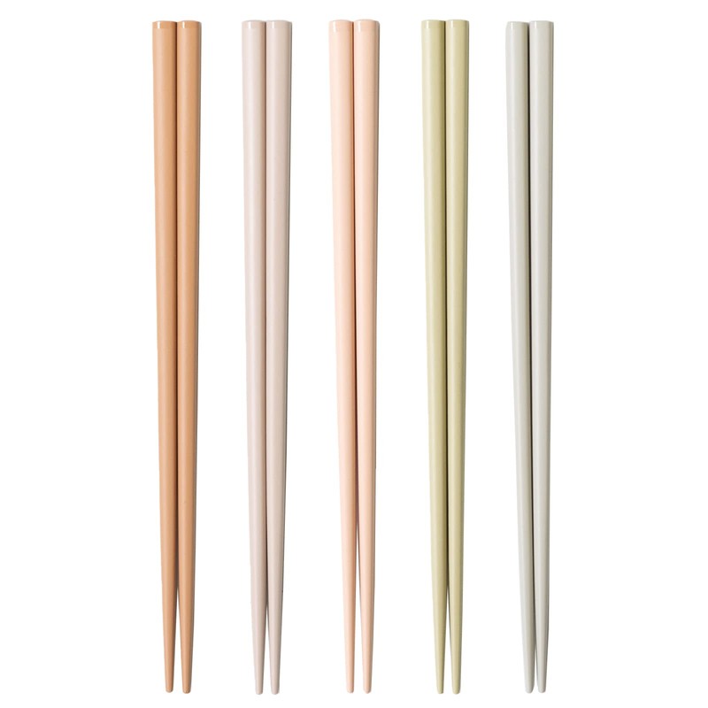 Wakasa Lacquer Chopsticks Natural Wood, Dishwasher Safe, 9.1 inches (23