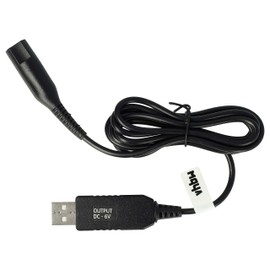 vhbw Charging Cable Compatible with Braun Multi Grooming Kit MGK 3260