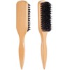 Slick Back Hair Brush for Women Men, Boar & Nylon