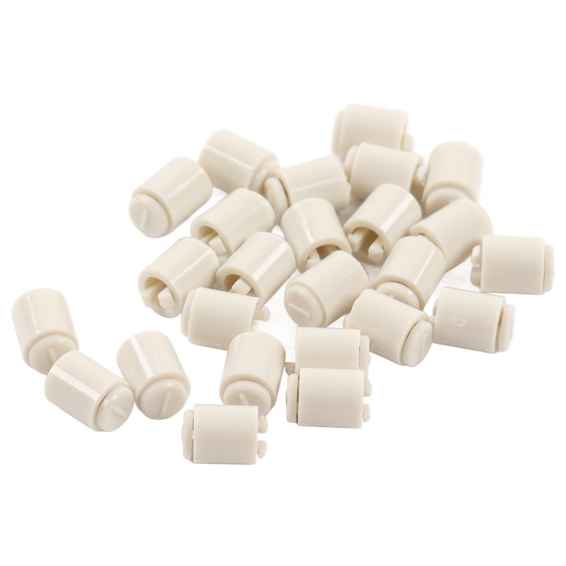 25Pcs LK150 Needle Protector Gray Sturdy Plastic Friction Reduction Knitter