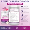 Nature Target Multi Collagen Peptides Powder Servings Type Iii Hydrolyzed
