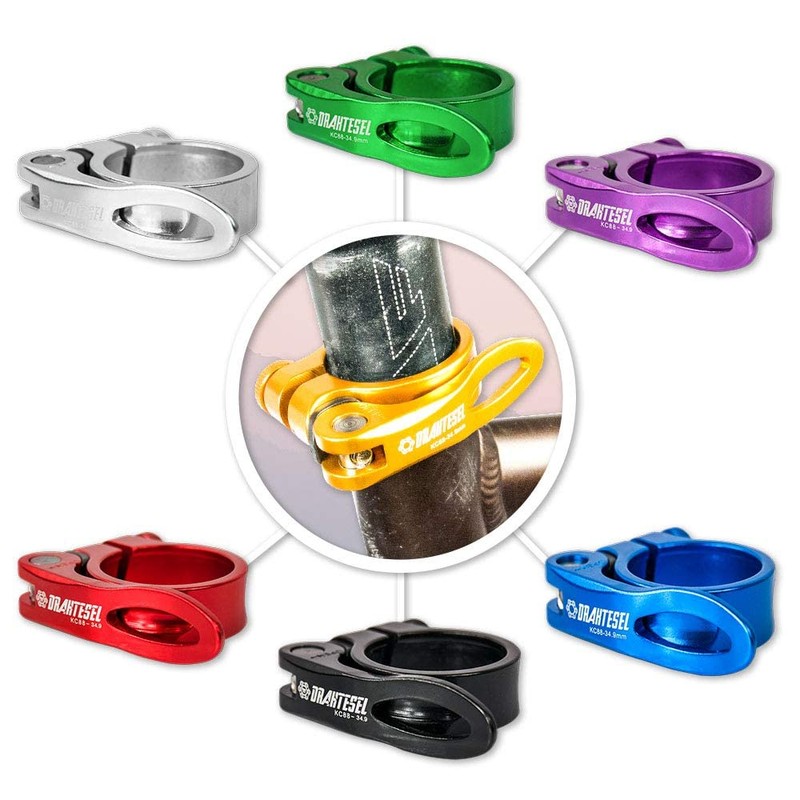 Wire tesel bicycle quick release, seat post, saddle clamp, clamp