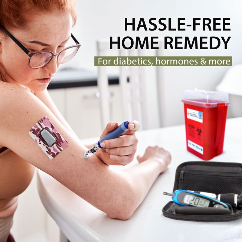 Sharps Container, Sharps Containers for Home Use, Needle Disposal Containers,