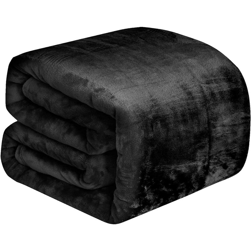 BEDELITE Large Blanket Warm Microfiber Flannel Blanket for All Seasons,
