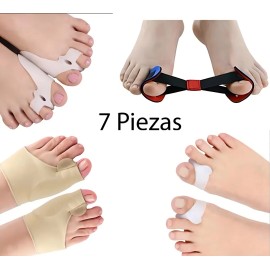 Set 7 Pzas Correctores De Juanete, Protector P/aliviar Dolor Color Na Talla Unitalla