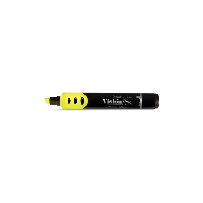 Marcatextos Azor Vision Plus Amarillo (12 pzs)