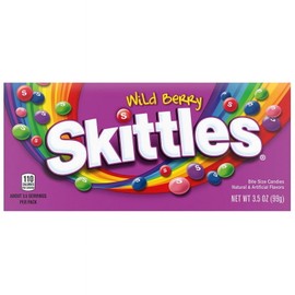 Skittles Wild Berry Theater Size Box 3.5 oz