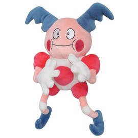 Sanei Boeki PP168 Pokémon All Star Collection Plush Toy, Mr. Mime, Size S, W 7.1 x D 3.9 x H 9.8 in (18 × 10 × 25 cm)