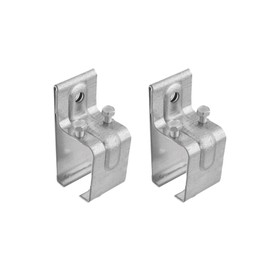 Galvanized Steel Track Sliding Barn Door Single Box Rail Splice Bracket Hanger Bracket, Union Bracket shed Door Lot 2