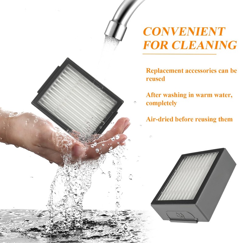 HUAREW Pack of 12 Replacement Filters Compatible with iRobot Roomba