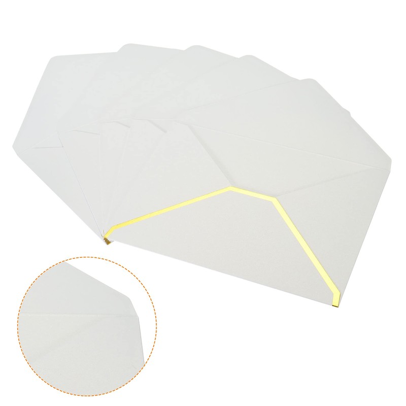 PATIKIL V Flap Envelopes, 10 Pack 7 x 5'' Luxury