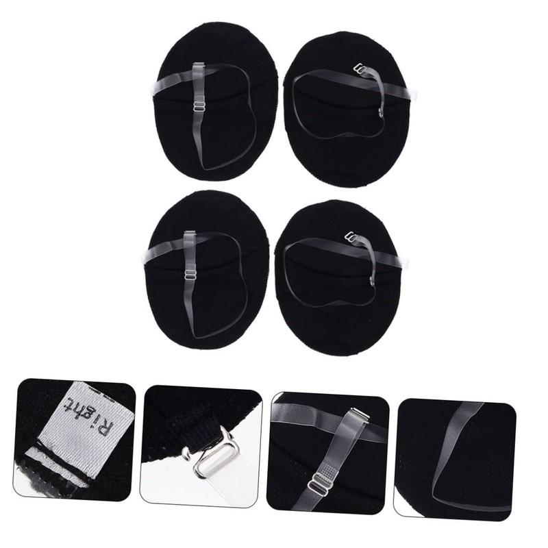 TOVINANNA 2sets Sweat Absorber Pads Armpit Washable for Women Comfortable