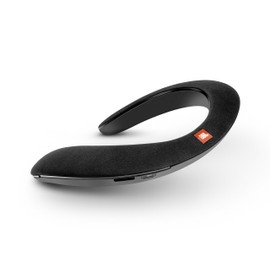 JBL SoundGear Wearable Neck Speaker, Supports Bluetooth/apt-X, 1.2 inches (31 mm) Diameter Speaker, Equipped with 4 Drivers Black JBLSOUNDGEARBLK [Domestic Regular Product/Manufacturer Included]