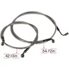 1068 Extended Front/Rear Brake Lines Fit for ATV Polaris RZR