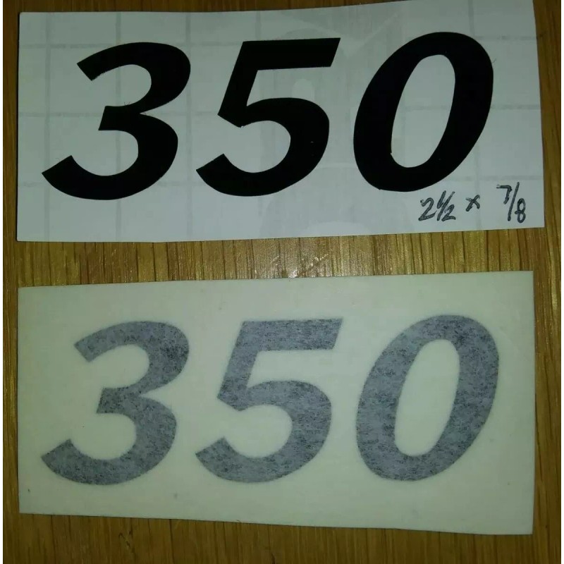 Honda 350 SL350 K1 Side Cover Decals SL 350. All
