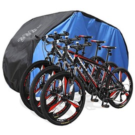 Aiskaer Bicycle Cover with Lock Hole Reflective Safety Loops for 29er Mountain Road Electric Bike Motorcycle Cruiser Outdoor Storage, Waterproof, Anti-UV, Heavy Duty Ripstop Material 210D