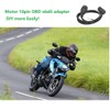Laroal 10 Pin OBD for ICOM D Adapter Moto Cable