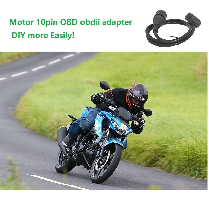 Laroal 10 Pin OBD for ICOM D Adapter Moto Cable