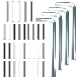 ZDingTech Spring Hinge Tension Pin Replacement Kit.42pcs Stainless Steel Shelf Pins and 4pcs Hex Wrenches,Metal Dowel Pegs Shelf Support Pins Kit for Self Closing Door Hinges Garage Door Closer Hinge