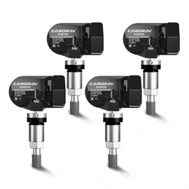 CARORAV 4-Pack Tire Pressure Monitoring System Sensor TPMS Compatible for Nissan Xterra Altima Versa Pathfinder Infiniti QX56 QX40, 315MHz TPMS Sensor Replaces 40700-JA01B 407001AA0B 40700JA01C