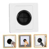 jojofuny 10pcs Cable Pass Through Wall Plate with Pad Wall