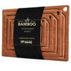 Hiware 4 Pieces Extra Large Wooden Cutting Boards Set- Bamboo