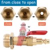 RV Winterize Blowout Adapter Kit - 1/4" Male Quick Connect