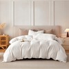 BFS HOME Linen Duvet Cover Full Size - Soft Breathable