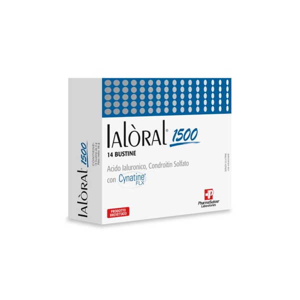 Ialoral® 1500 Food Supplement for Joint Wellness – Based on BioCell Collagen® with High Content of Hyaluronic Acid, Chondroitin Sulfate, Manganese (14 Sachets)