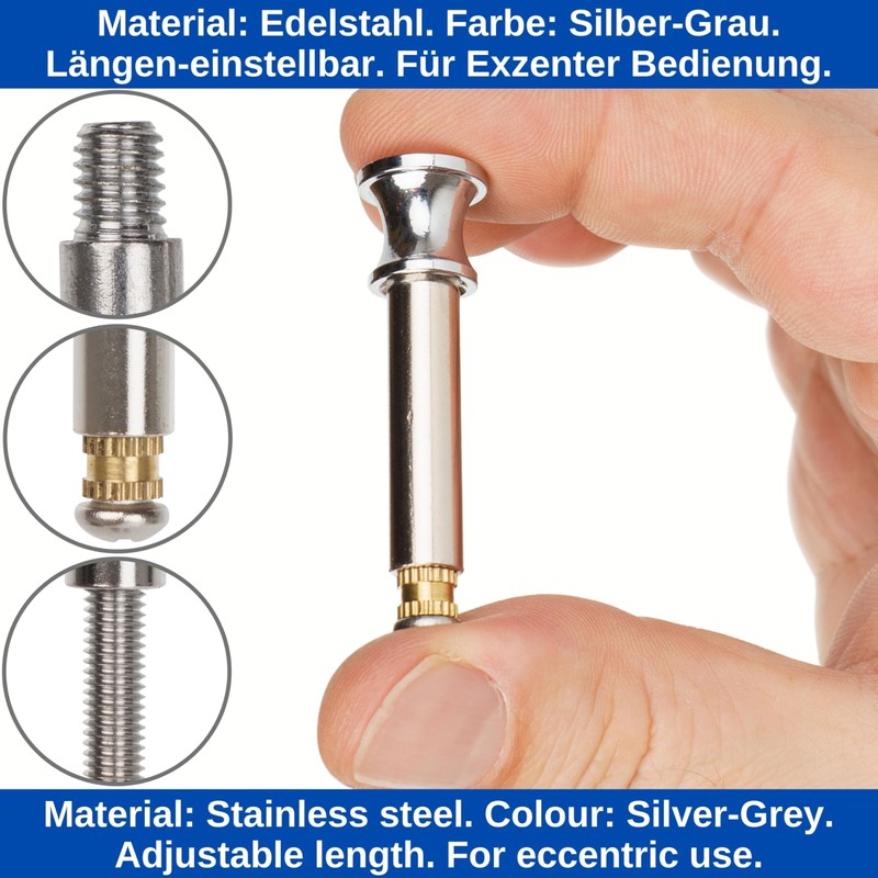 Strainer Basket Replacement Spigot, 1 Pack, for Eccentric Operation, Protrudes