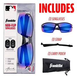 Franklin Sports Non Flip Sunglasses anteojos de sol sin tirón Unisex adulto