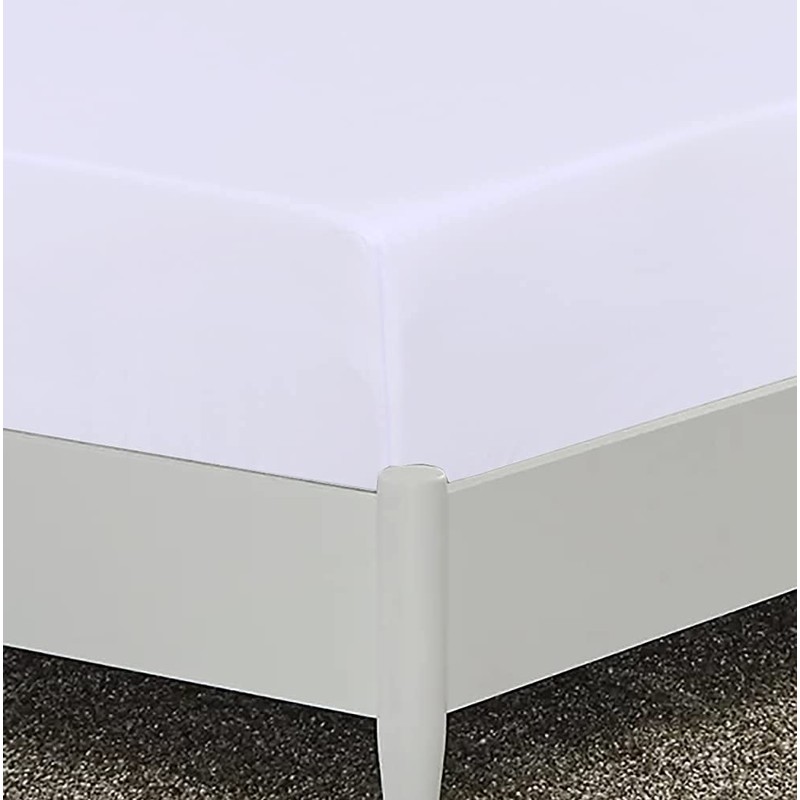 Home In Style 4U Brushed Microfiber Double Fitted Sheet -Deep