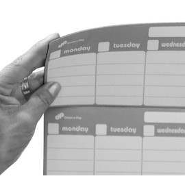 Diamond Plate: Dry Erase Magnetic Calendar, by Dream-n-Play, Dim: 13.5"x14" (S310DP30)