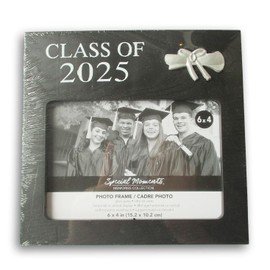 Show-Offs Graduation Picture Photo Frame for 4 x 6 Inch Photos, Black