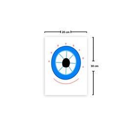 Le Jardin du Lin Bedruckte Baumwoll Taschen mit Kordelzug, Einkaufstasche, Beutel, Stoffsack, Stofftasche, Gemüsesack, Wiederverwendbare, Umweltfreundlich, Mehrzweck, Faltbar, Größe: 20x30 Cm