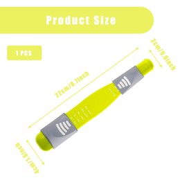 Bojueshaw 8-in-1 Adjustable Measuring Spoon,Plastic Wet and Dry Measuring Spoon for Baking,Cooking,Coffee & Seasoning