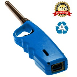 Elite Brands USA Long Lighters Pack, 5 Pack of Butane Refillable Fire Lighters, Ideal as Multipurpose Utility Lighters BBQ Lighters Grill Lighters Kitchen Lighters, Multicolor, Large