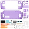 eXtremeRate Custom Faceplate Back Plate for Steam Deck LCD, Clear